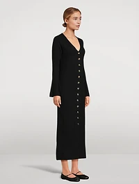 Colea Wool Knit Long Dress