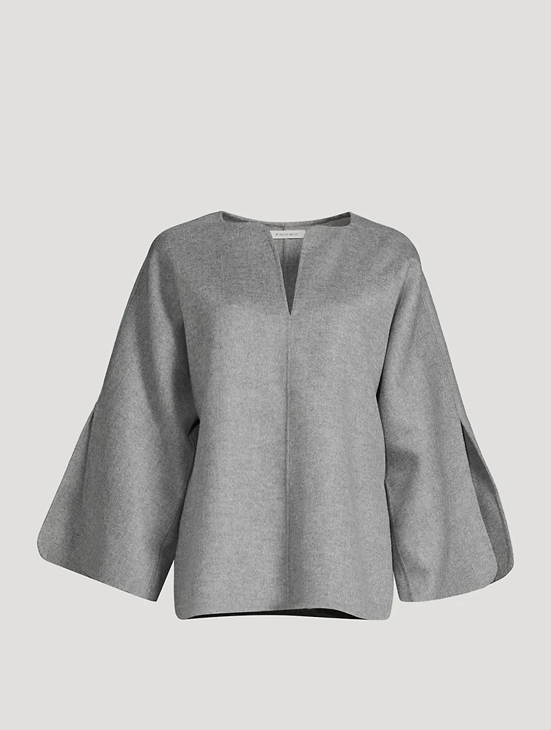 Calias Wool Tunic Blouse