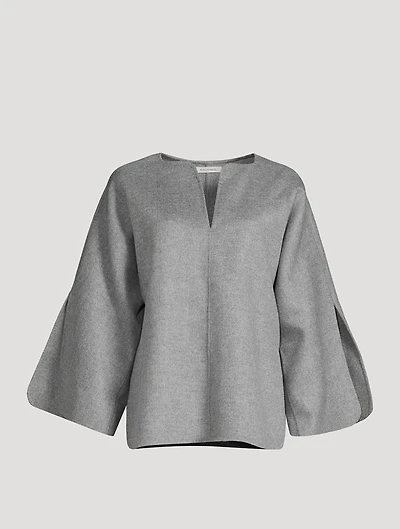 Calias Wool Tunic Blouse