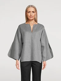 Calias Wool Tunic Blouse