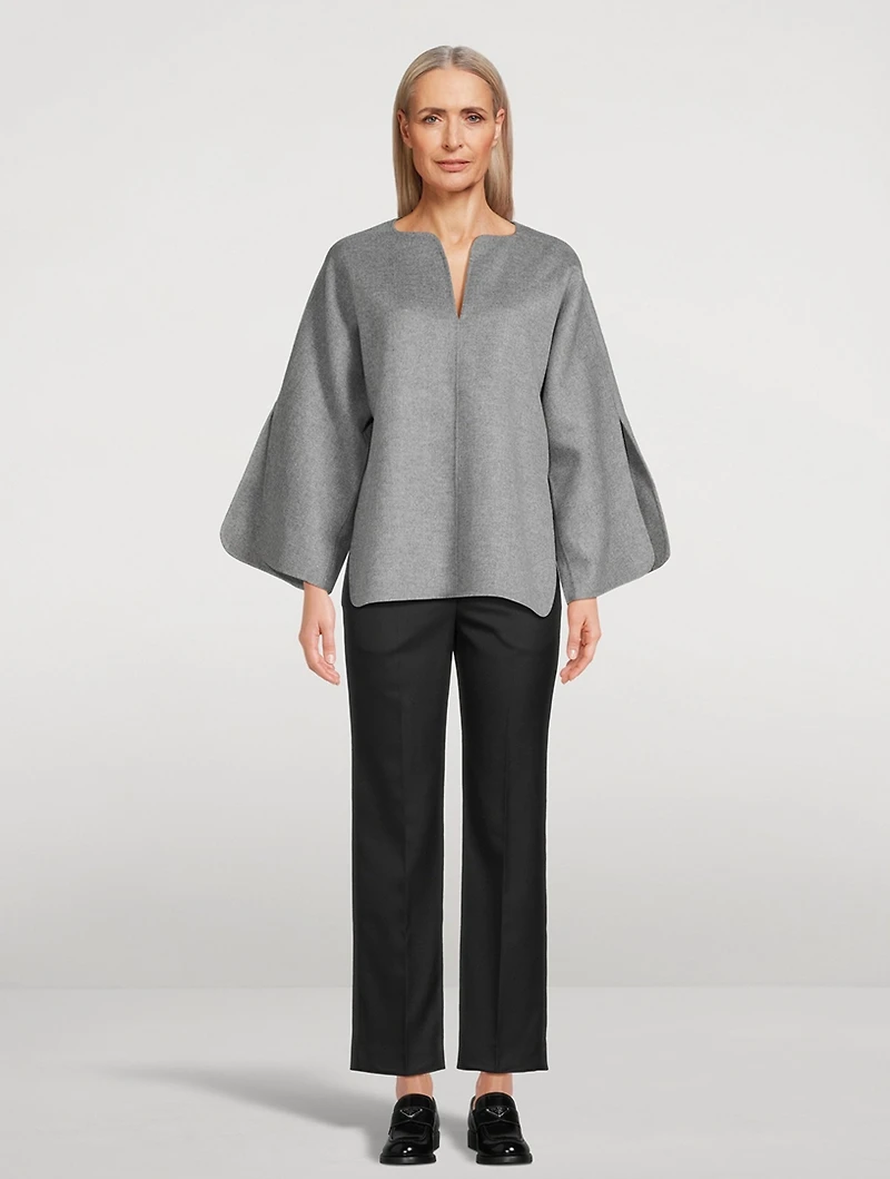 Calias Wool Tunic Blouse
