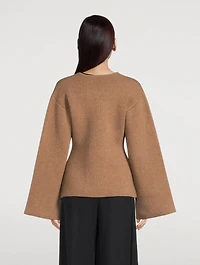 Tinley Bell-Sleeve Cardigan