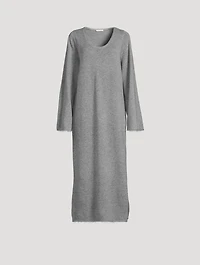 Lovella Wool-Blend Long Dress