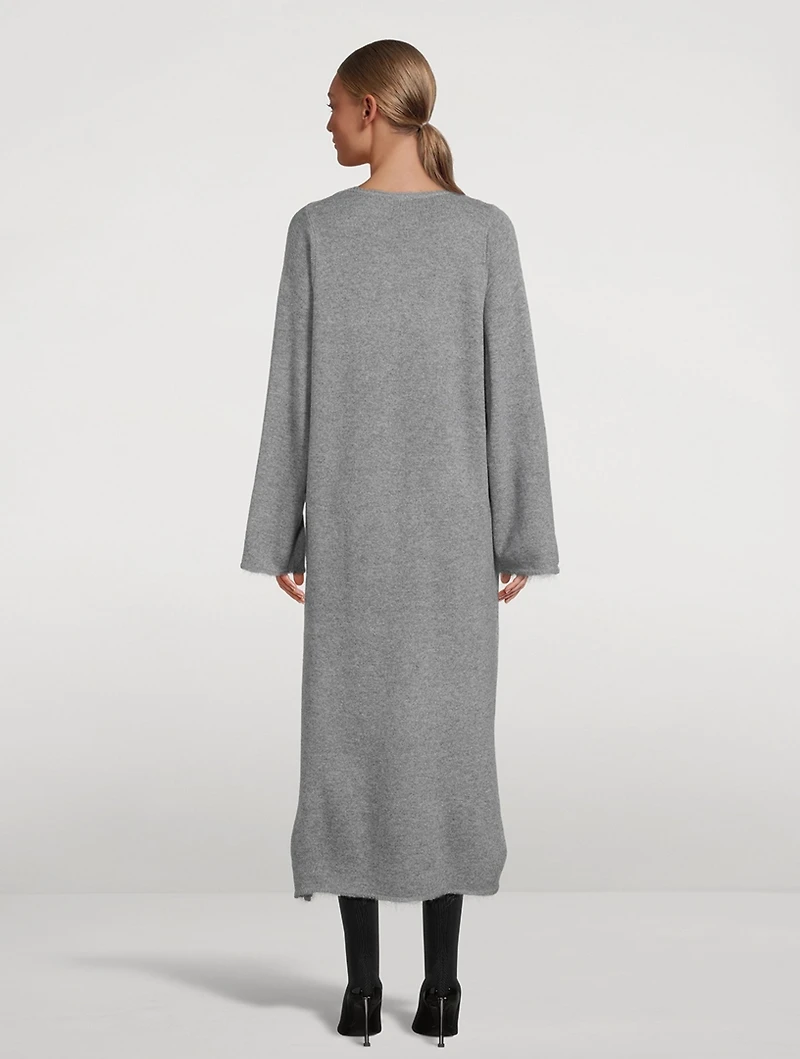 Lovella Wool-Blend Long Dress