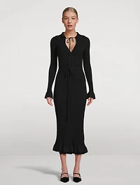 Gianina Ri-Knit Long Dress