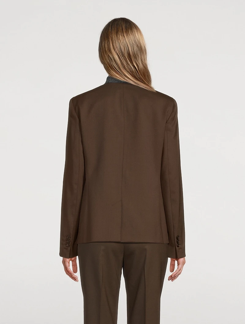 Theory Project Wool Gabardine Blazer