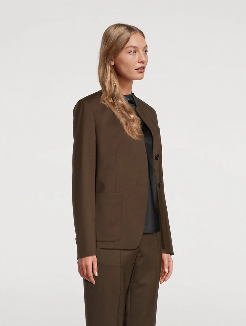 Theory Project Wool Gabardine Blazer