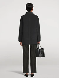 Theory Project Reversible Wool Car Coat
