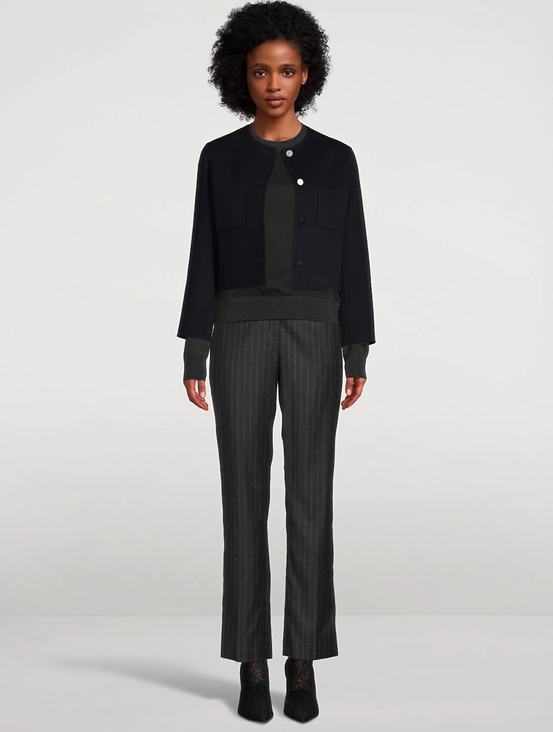 Theory Project Silk Georgette Sweater