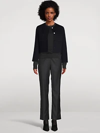 Theory Project Silk Georgette Sweater