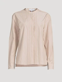 Theory Project Poplin Shirt Stripe Print