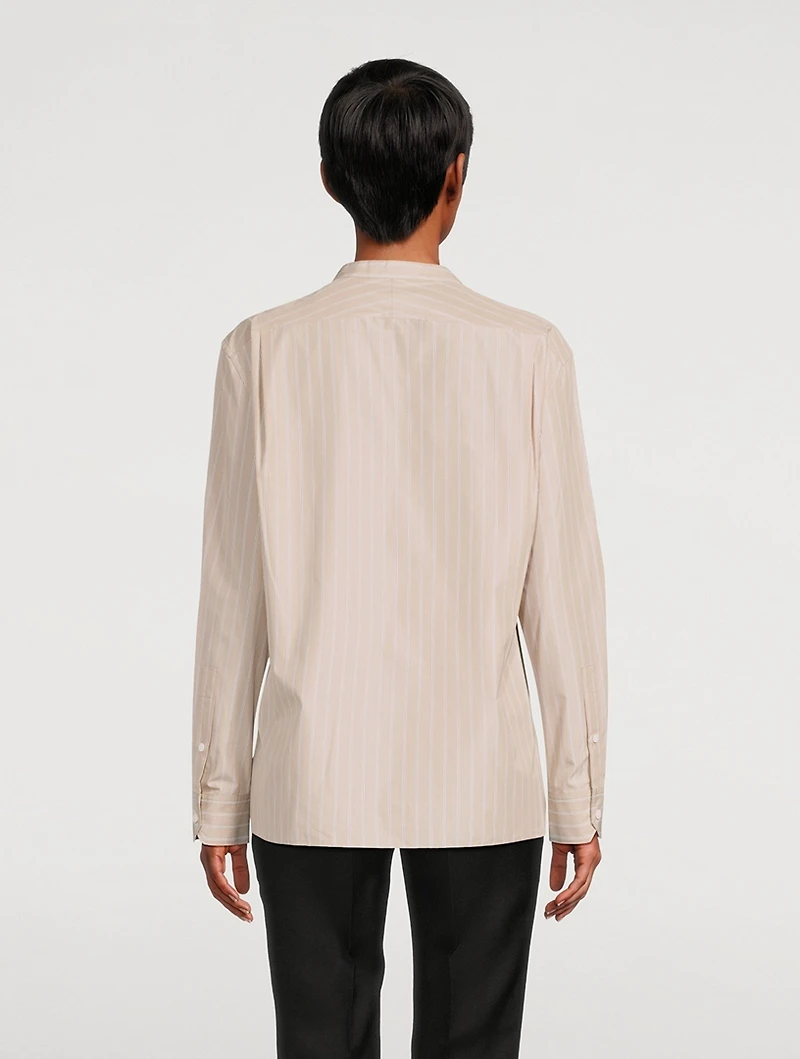 Theory Project Poplin Shirt Stripe Print