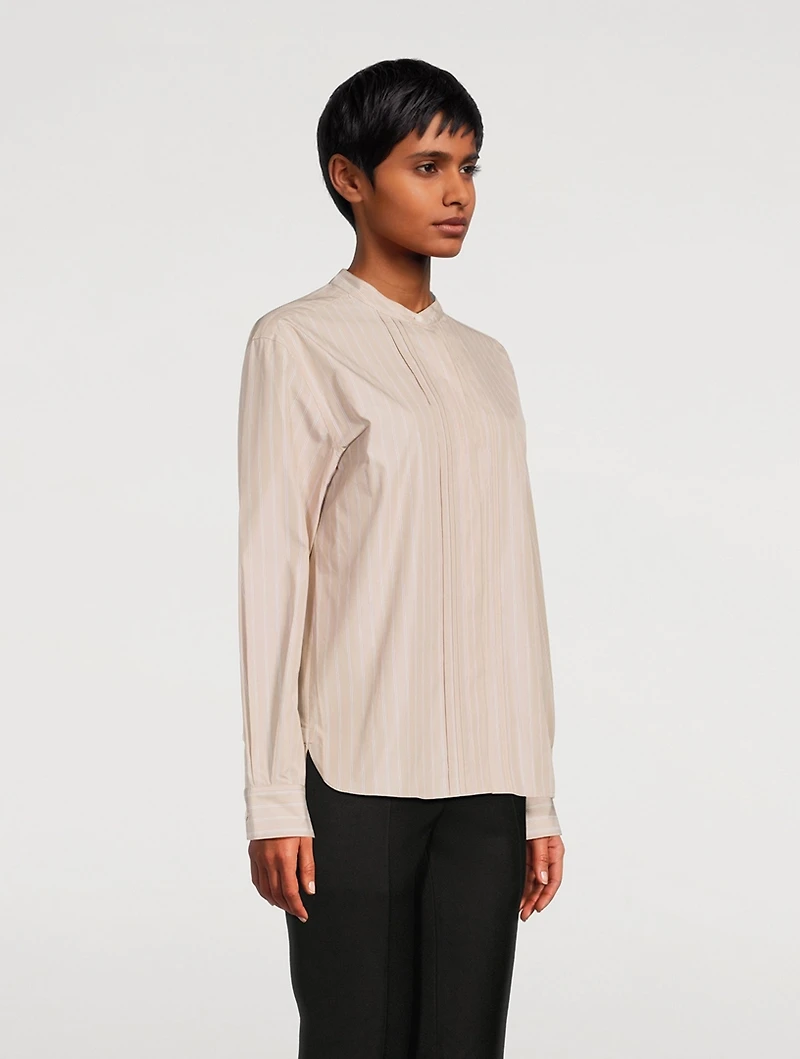Theory Project Poplin Shirt Stripe Print