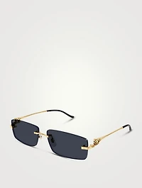 Panthère De Cartier Rectangular Sunglasses