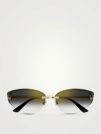 Panthère De Cartier Cat Eye Sunglasses