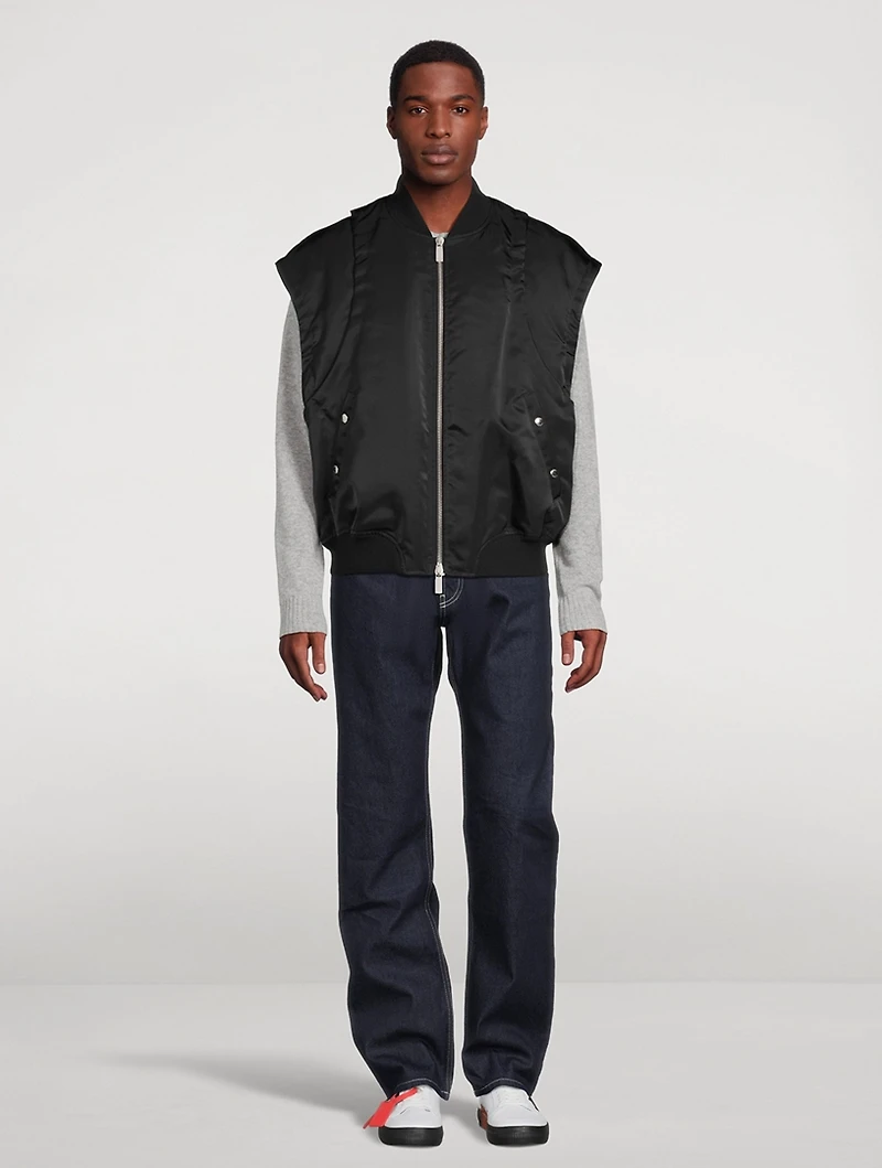 Nylon Bomber Jacket