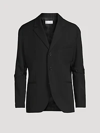 Wool Single-Breasted Jacket
