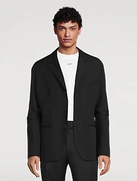 Wool Single-Breasted Jacket
