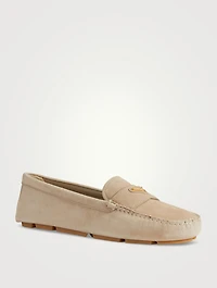 Suede Driving Loafers