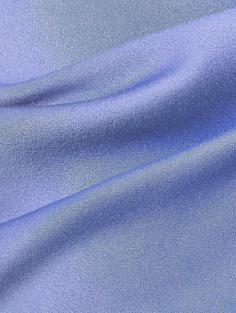 Draped Strapless Satin Crêpe Midi Dress