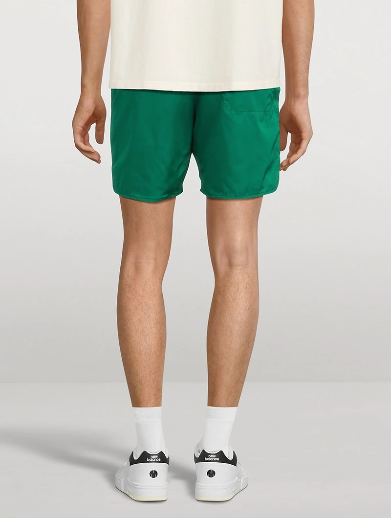 Nylon Logo Track Shorts