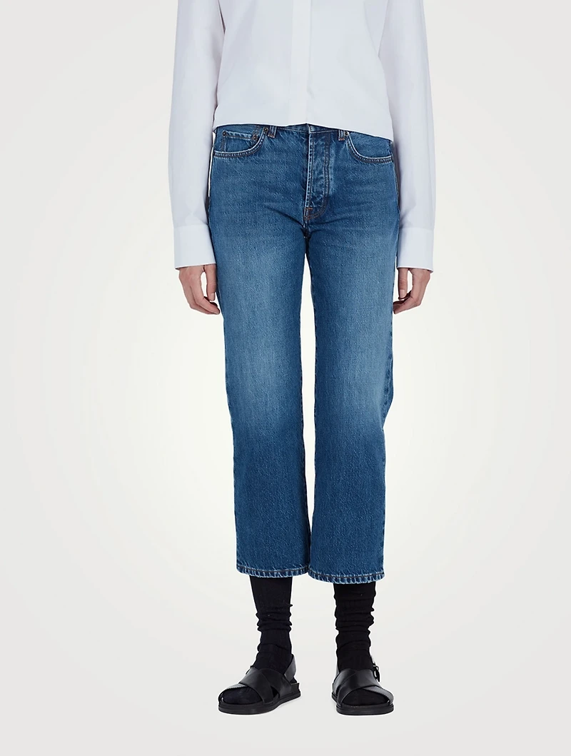 Lesley Straight-Leg Ankle Jeans