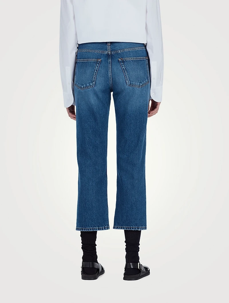 Lesley Straight-Leg Ankle Jeans