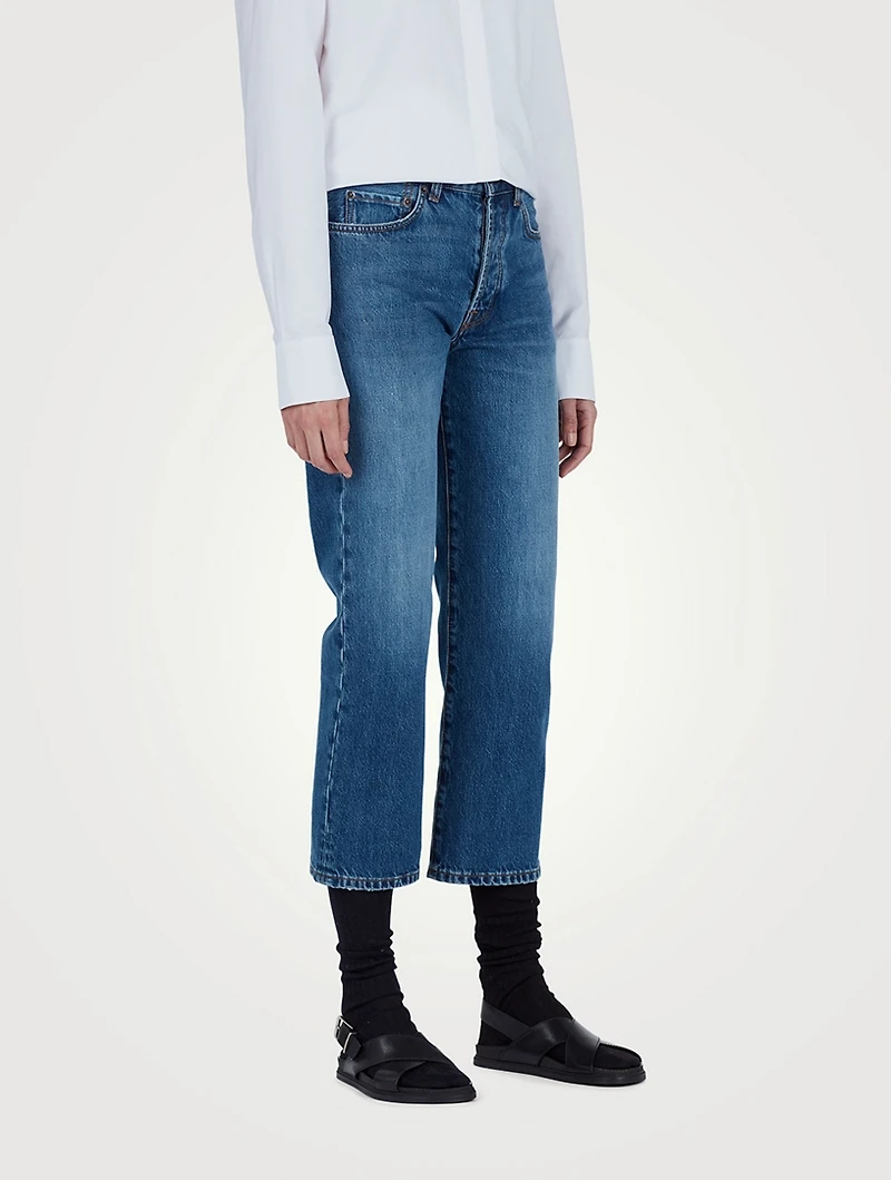 Lesley Straight-Leg Ankle Jeans