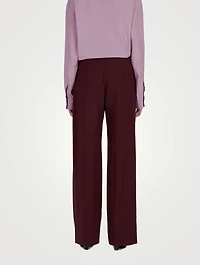 Anton Wide-Leg Wool Trousers