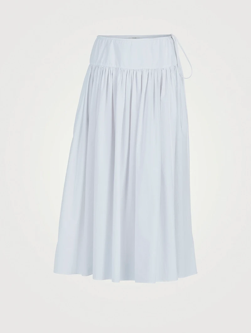 Leddie Cotton Midi Skirt