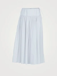 Leddie Cotton Midi Skirt