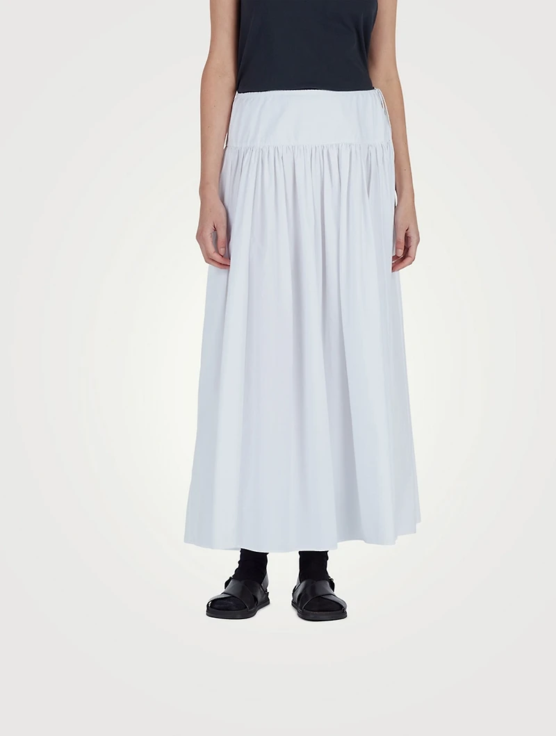 Leddie Cotton Midi Skirt
