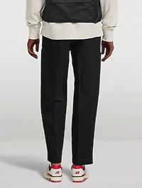 Cotton And Linen Cargo Jogger Pants