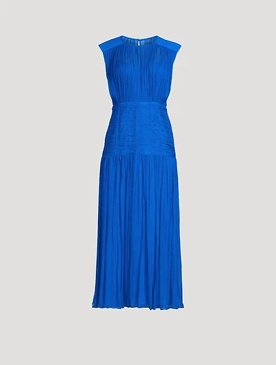 Maya Ruched Midi Dress