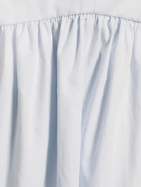 Amada Lace-Up Strapless Maxi Dress