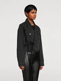 Denim Wrap Jacket