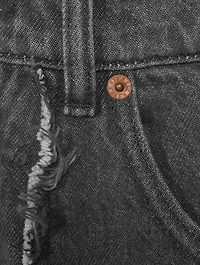 Cotton Straight-Leg Jeans