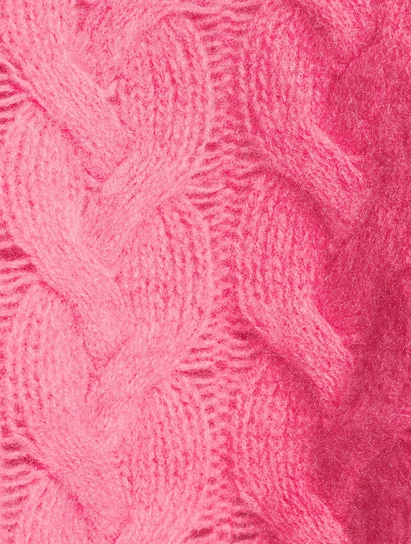 Cashmere Lofty Cable Knit Sweater