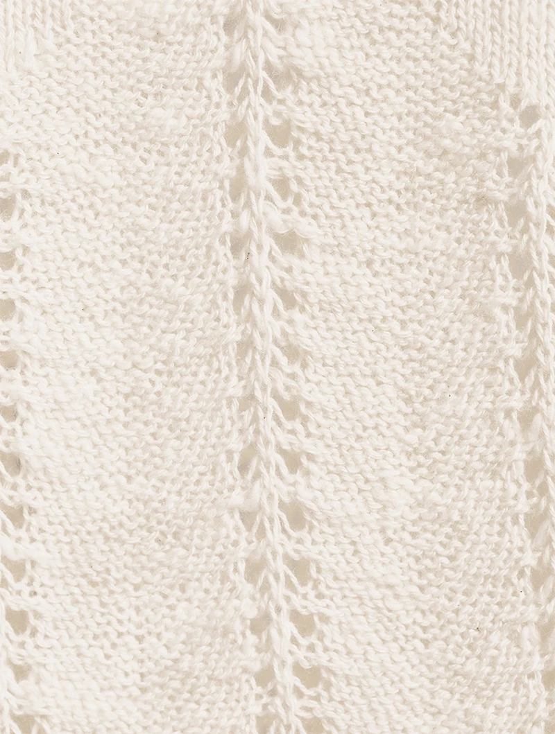 Pointelle Knit Tank Top