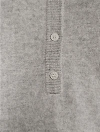 Cashmere Relaxed Short-Sleeve Polo