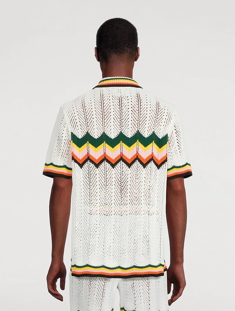 Chevron Lace Shirt