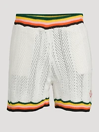Chevron Lace Shorts
