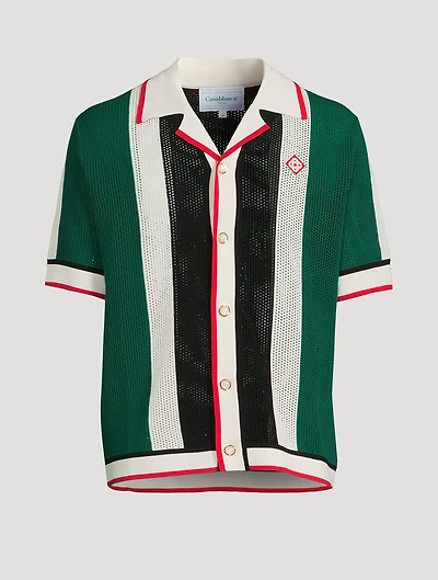 Cotton Mesh Shirt