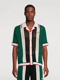 Cotton Mesh Shirt