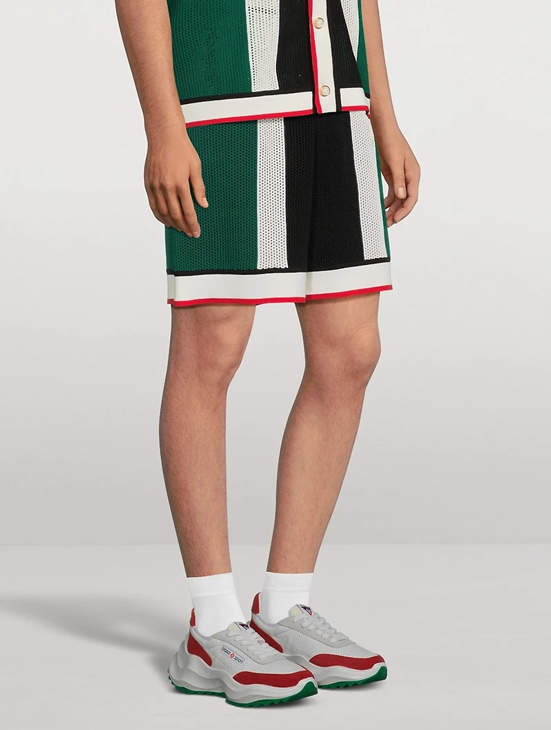 Cotton Mesh Shorts