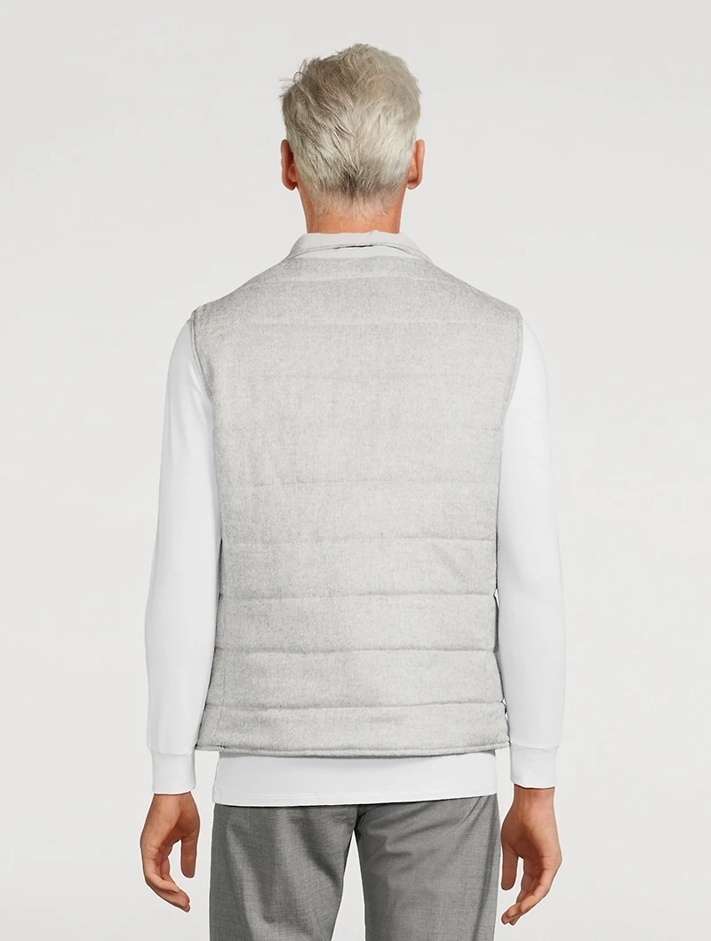 Silk And Cashmere Reversible Vest