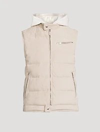 Suede Quilted Vest