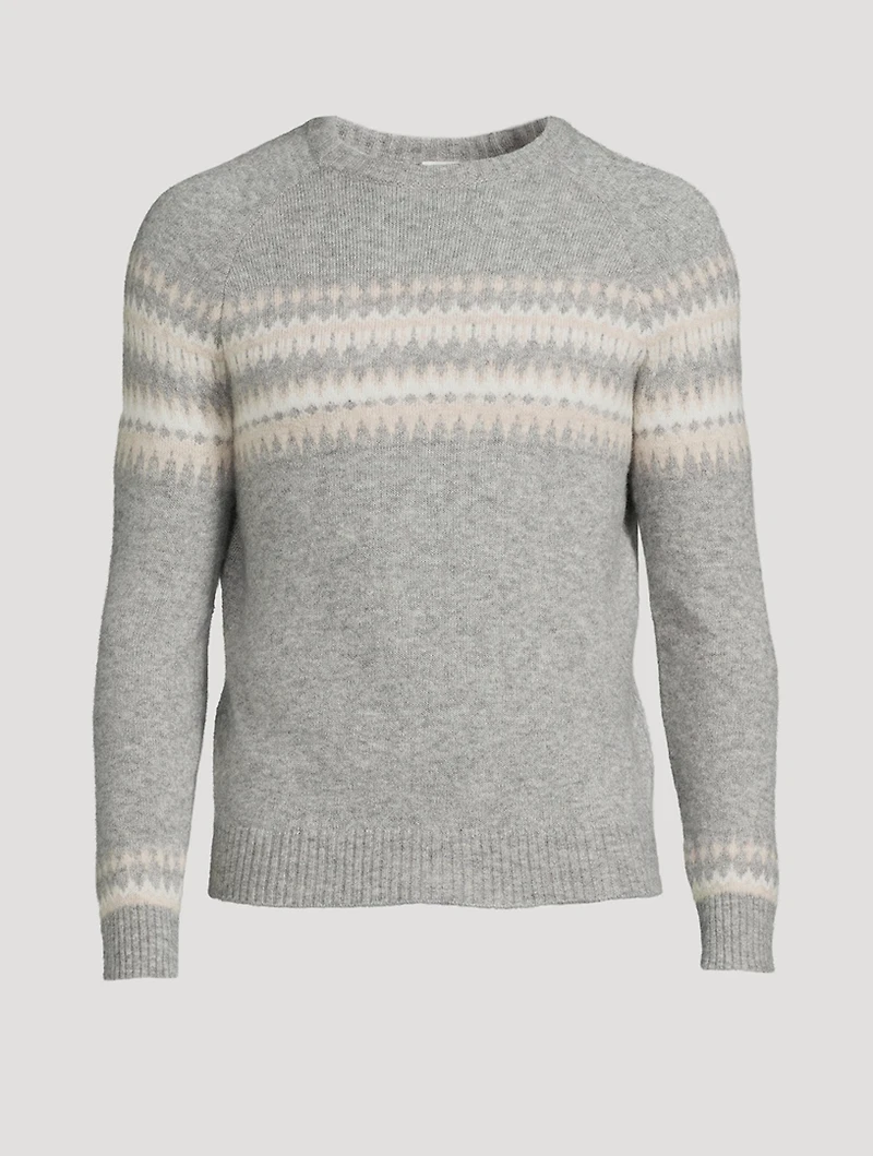 Cashmere and Silk Crewneck Sweater