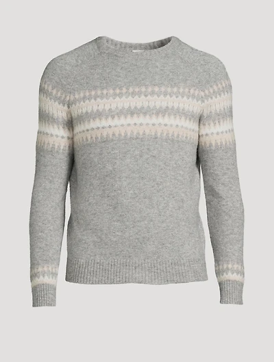 Cashmere and Silk Crewneck Sweater