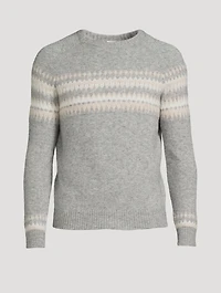Cashmere and Silk Crewneck Sweater